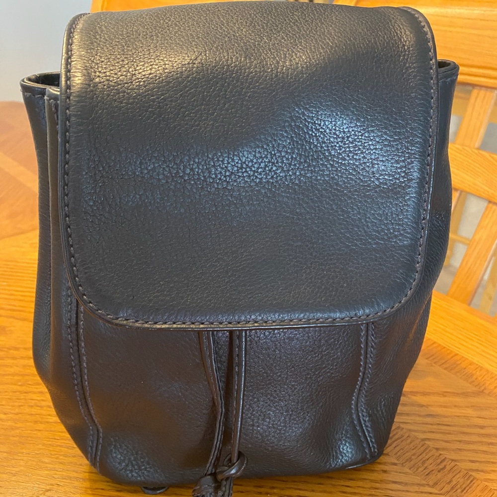 Coach Mini Backpack & Credit Card Case-Black